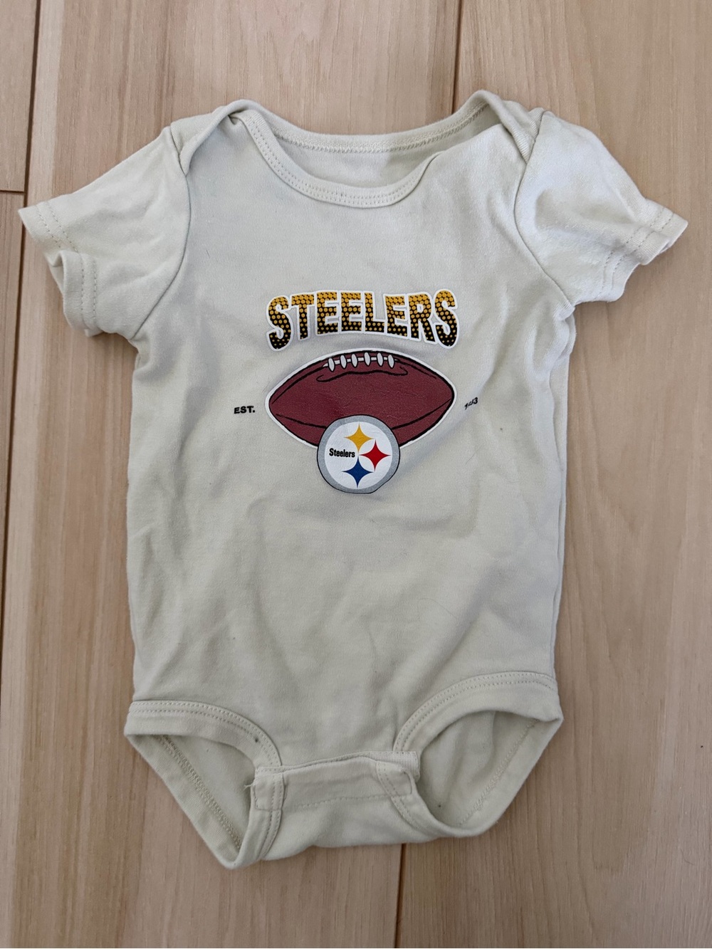 Pittsburgh Steelers Football Baby Onesie